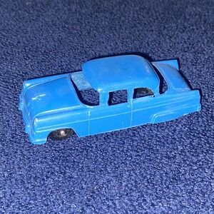 1955 Tootsie Toy Blue Metal Ford Customline Car - Chicago - Vintage